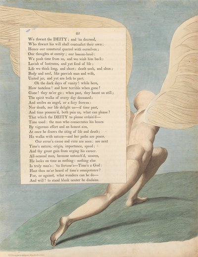 Youngs Nachtgedachten, Pagina 25, Zie Hem, Wanneer Voorbij; Wat Dan Wordt Gezien door William Blake